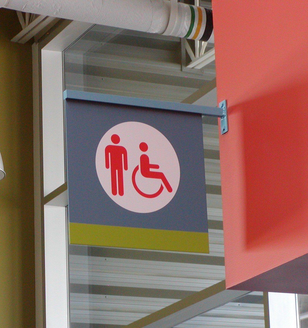 Port of Seattle - restroom signage