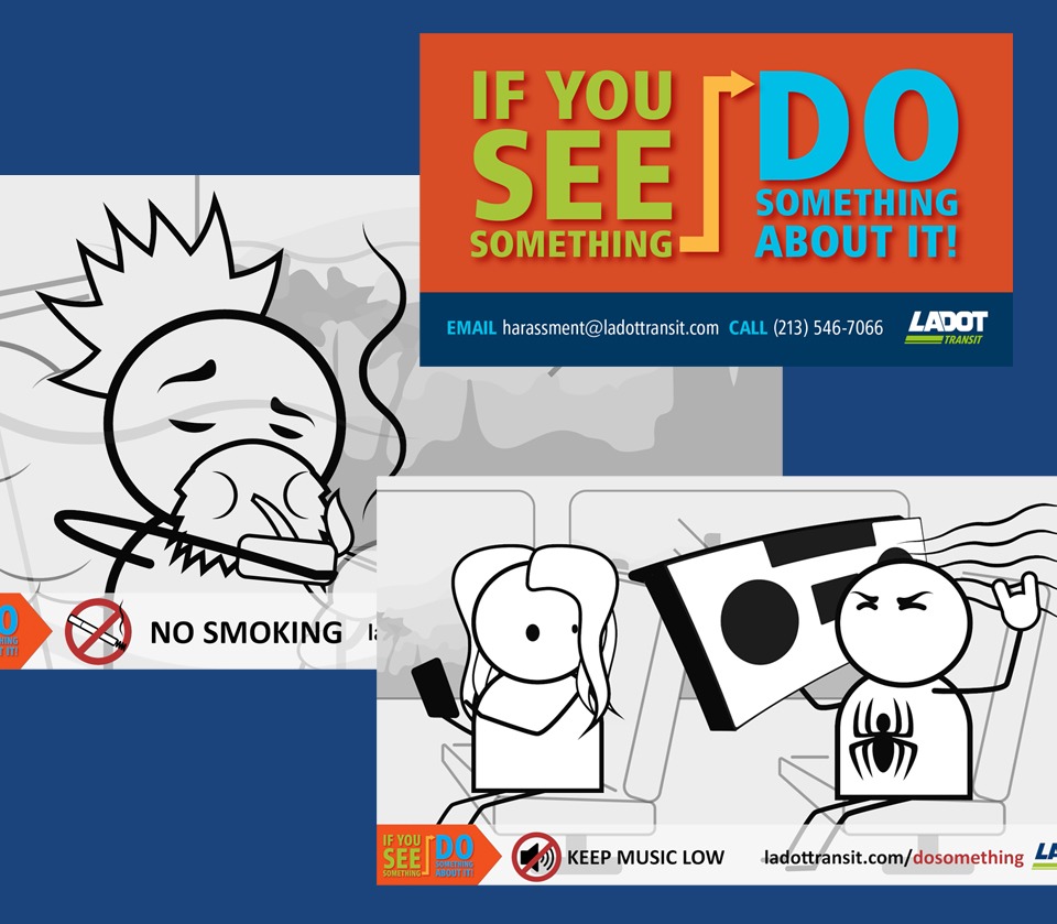 LADOT Transit - safety and security campaign shorts